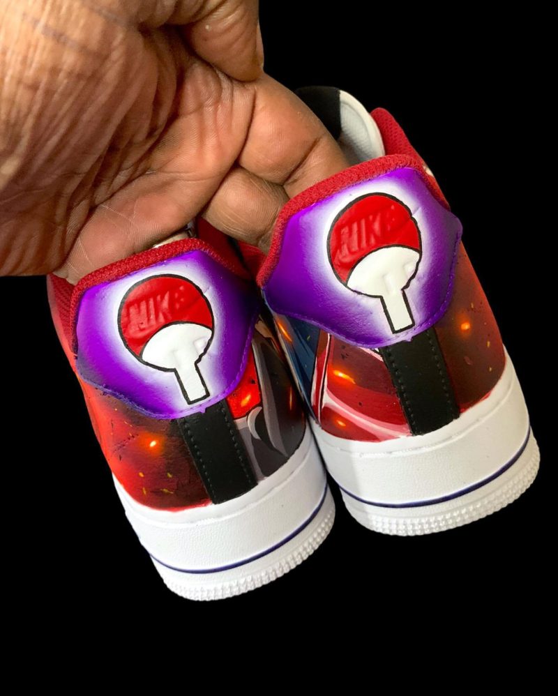 Naruto - Madara x Obito Air Force 1 Custom - Image 4