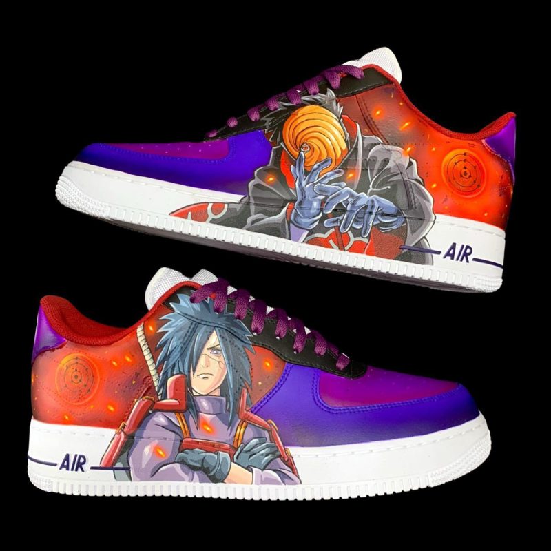 Naruto - Madara x Obito Air Force 1 Custom