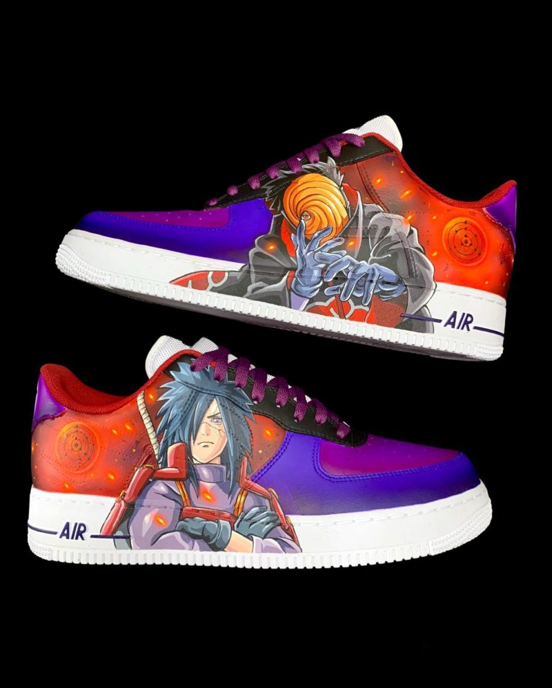 Naruto - Madara x Obito Air Force 1 Custom