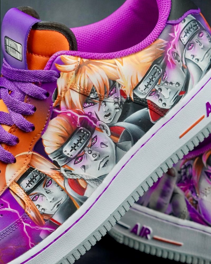 Naruto - Pain x Nagato x Konan Air Force 1 Custom - Image 7