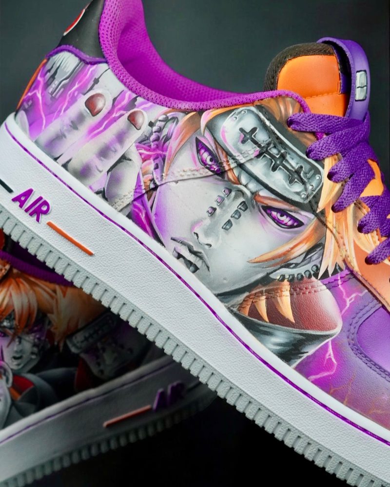 Naruto - Pain x Nagato x Konan Air Force 1 Custom - Image 8