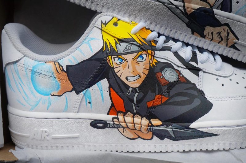 Naruto Rasengan x Sasuke Chidori Air Force 1 Custom - Image 2