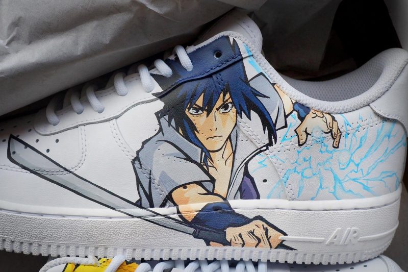 Naruto Rasengan x Sasuke Chidori Air Force 1 Custom - Image 3