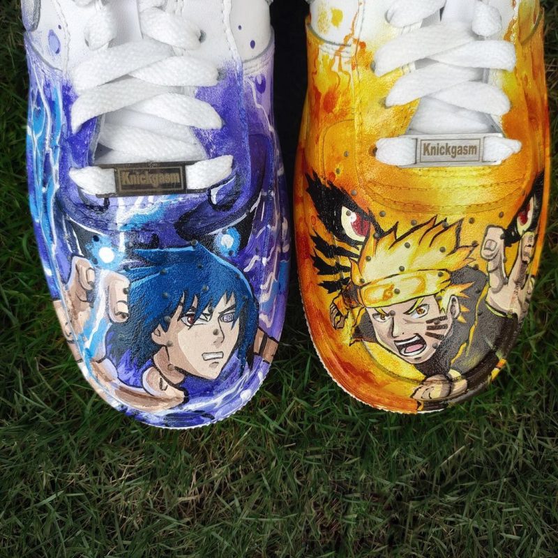Naruto x Sasuke Air Force 1 Custom - Image 2
