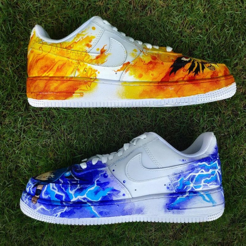 Naruto x Sasuke Air Force 1 Custom - Image 3