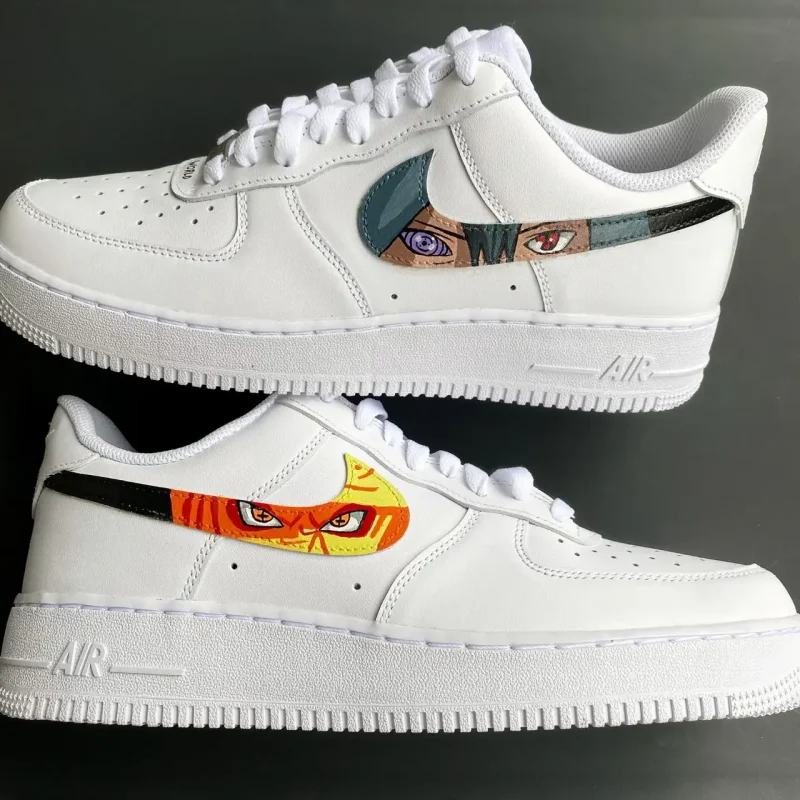 Naruto x Sasuke Anime Eyes Air Force 1 Custom