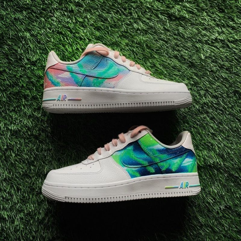 Northern Lights Galaxy Air Force 1 Custom