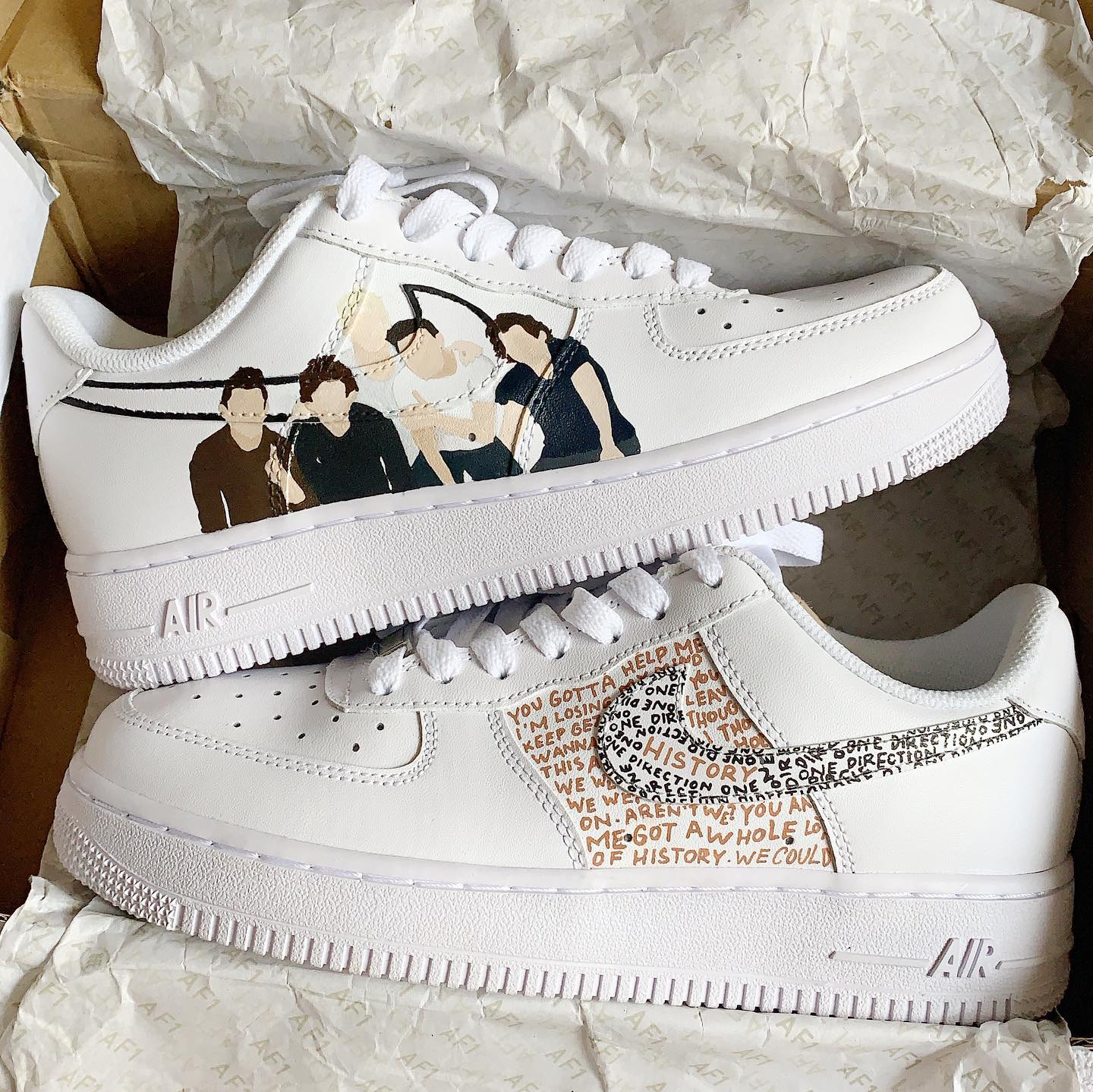 One Direction Air Force 1 Custom