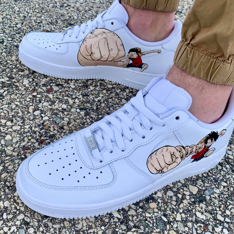 One Piece - Luffy Air Force 1 Custom - Image 3