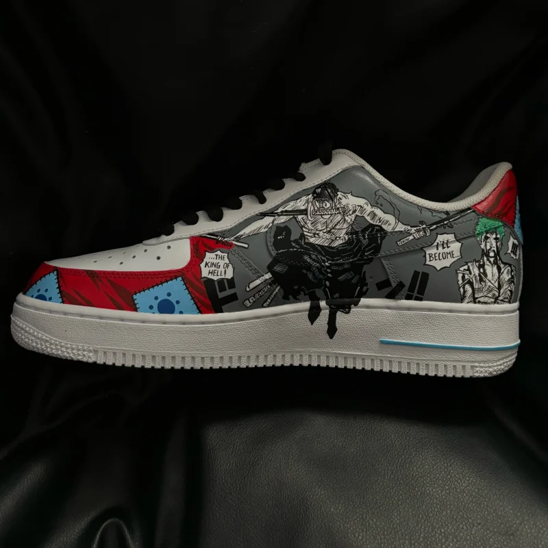 One Piece - Luffy Gear 5 x Kaido Air Force 1 Custom - Image 5