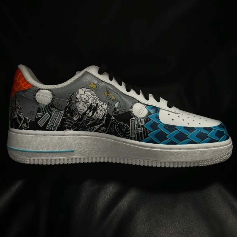One Piece - Luffy Gear 5 x Kaido Air Force 1 Custom - Image 6