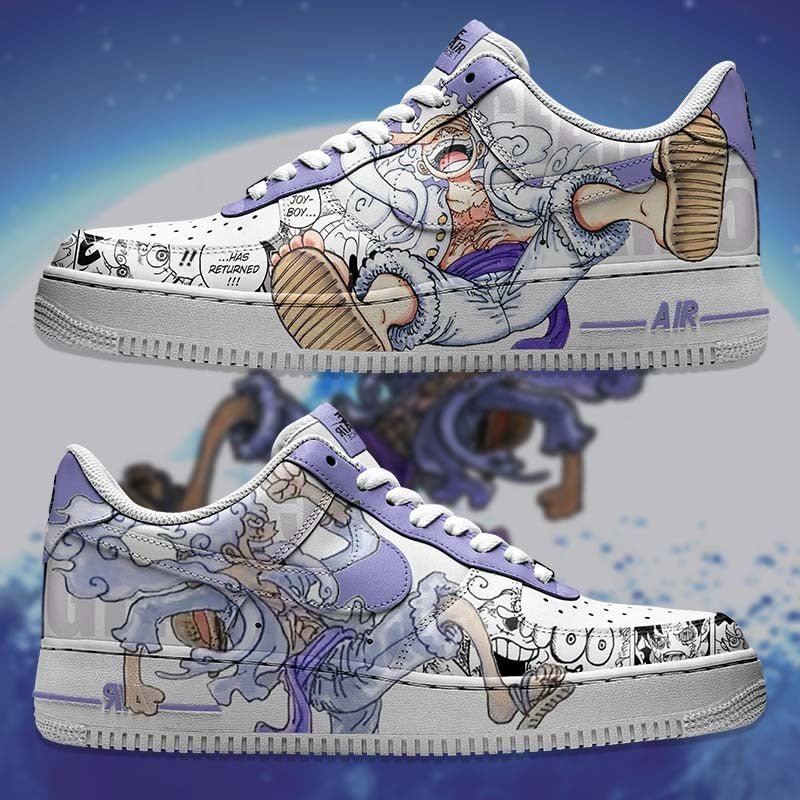 One Piece - Luffy Nika Gear 5 Air Force 1 Custom