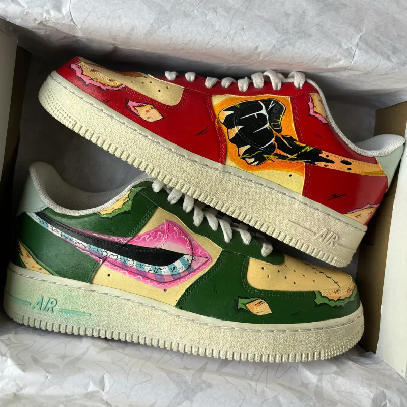 One Piece - Luffy x Zoro Air Force 1 Custom