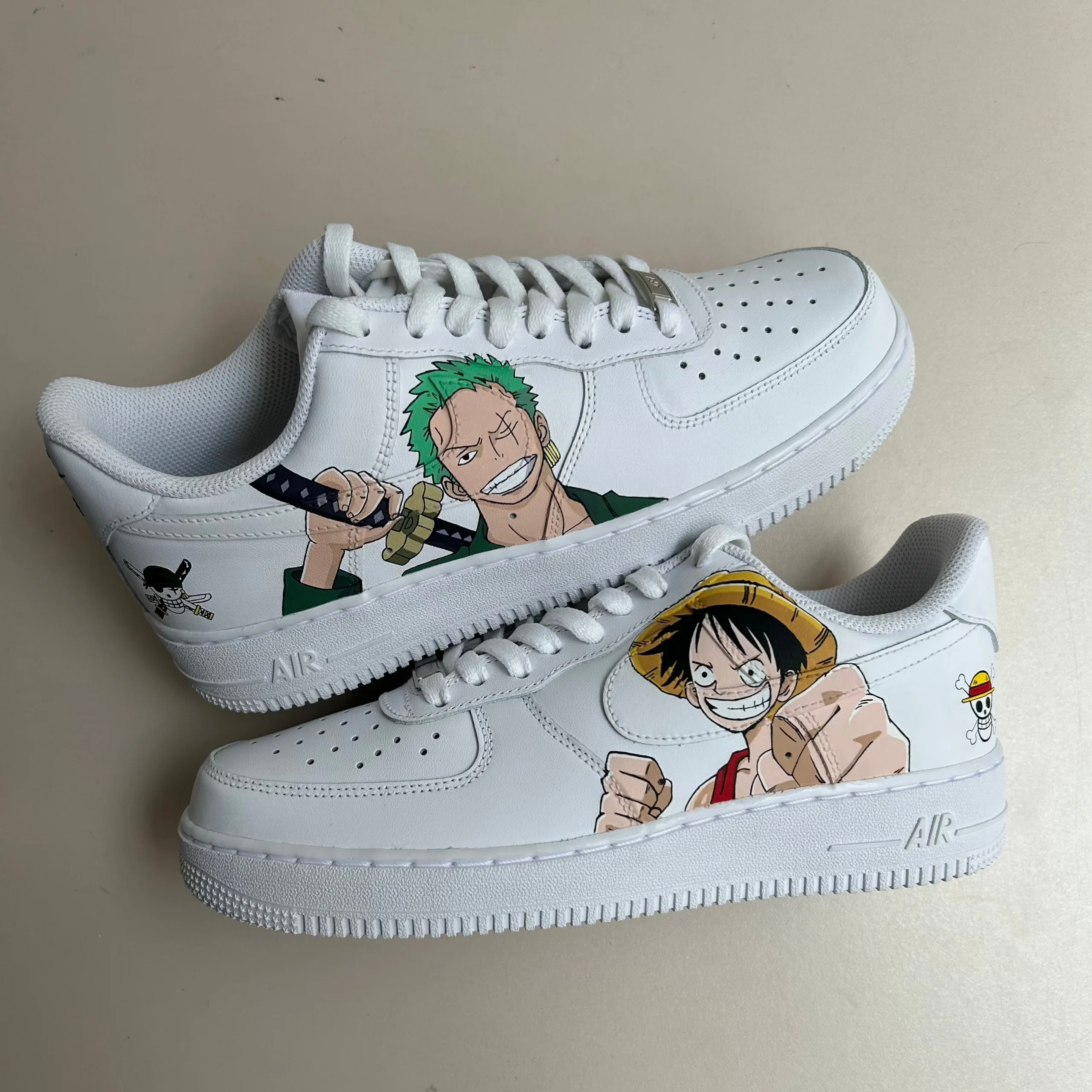 One Piece - Luffy x Zoro Air Force 1 Custom