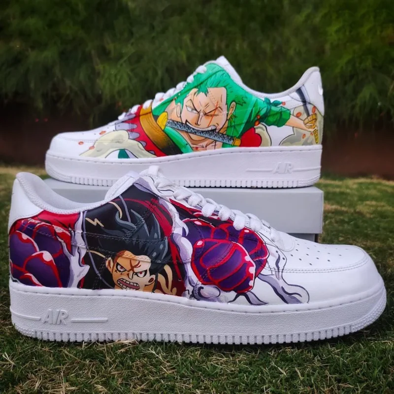 One Piece - Luffy x Zoro Air Force 1 Custom - Image 2