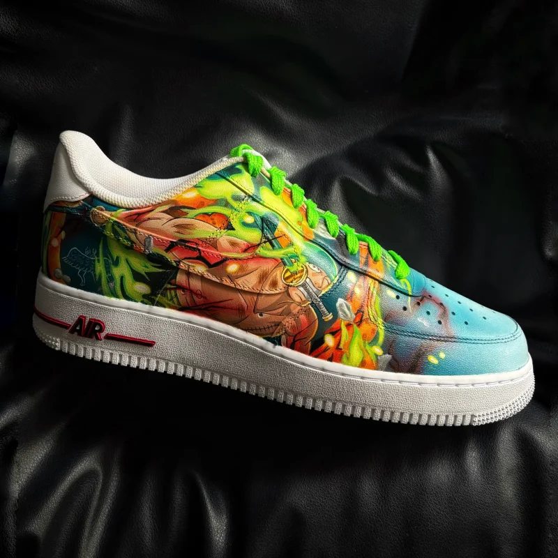 One Piece - Luffy x Zoro Air Force 1 Custom - Image 2