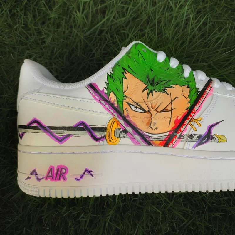 One Piece - Luffy x Zoro Air Force 1 Custom - Image 2