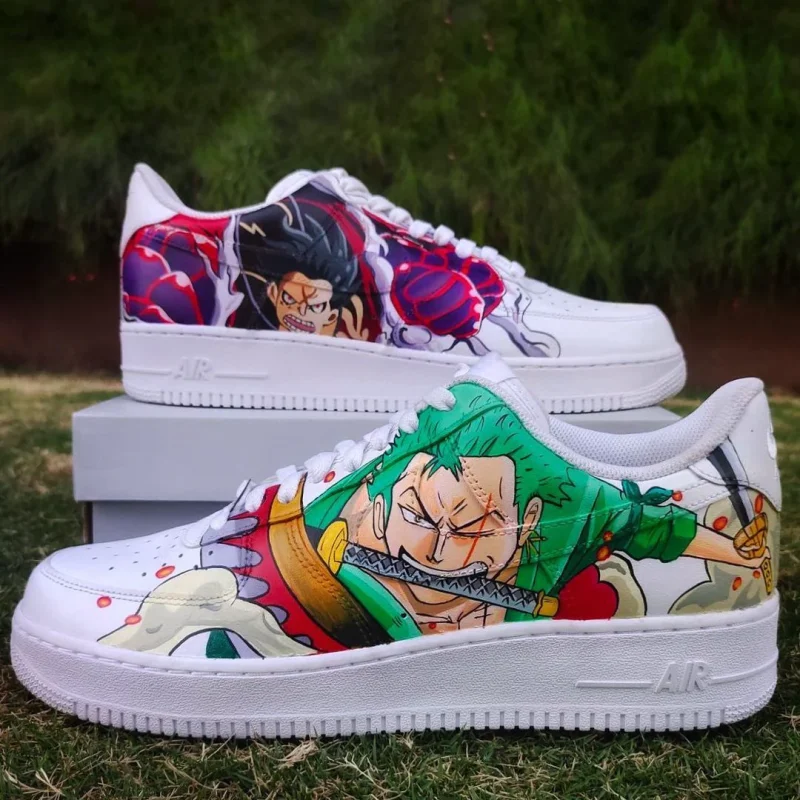 One Piece - Luffy x Zoro Air Force 1 Custom - Image 3