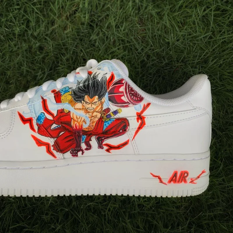 One Piece - Luffy x Zoro Air Force 1 Custom - Image 3