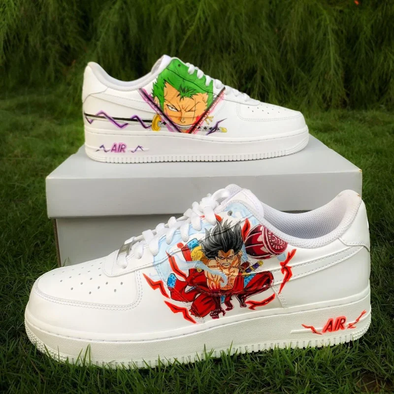 One Piece - Luffy x Zoro Air Force 1 Custom - Image 4