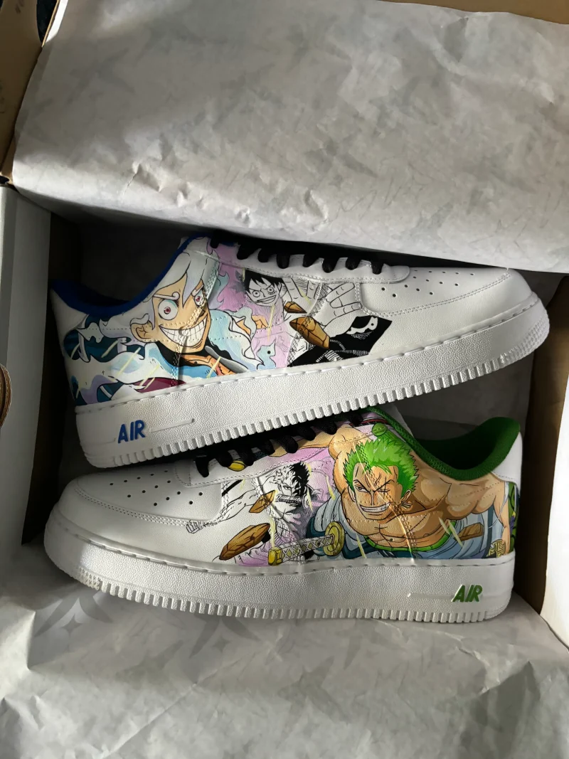 One Piece - Luffy x Zoro Air Force 1 Custom - Image 5