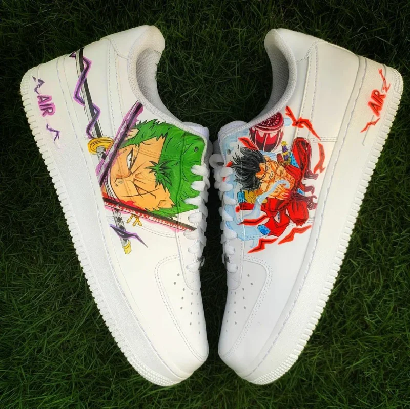One Piece - Luffy x Zoro Air Force 1 Custom - Image 6