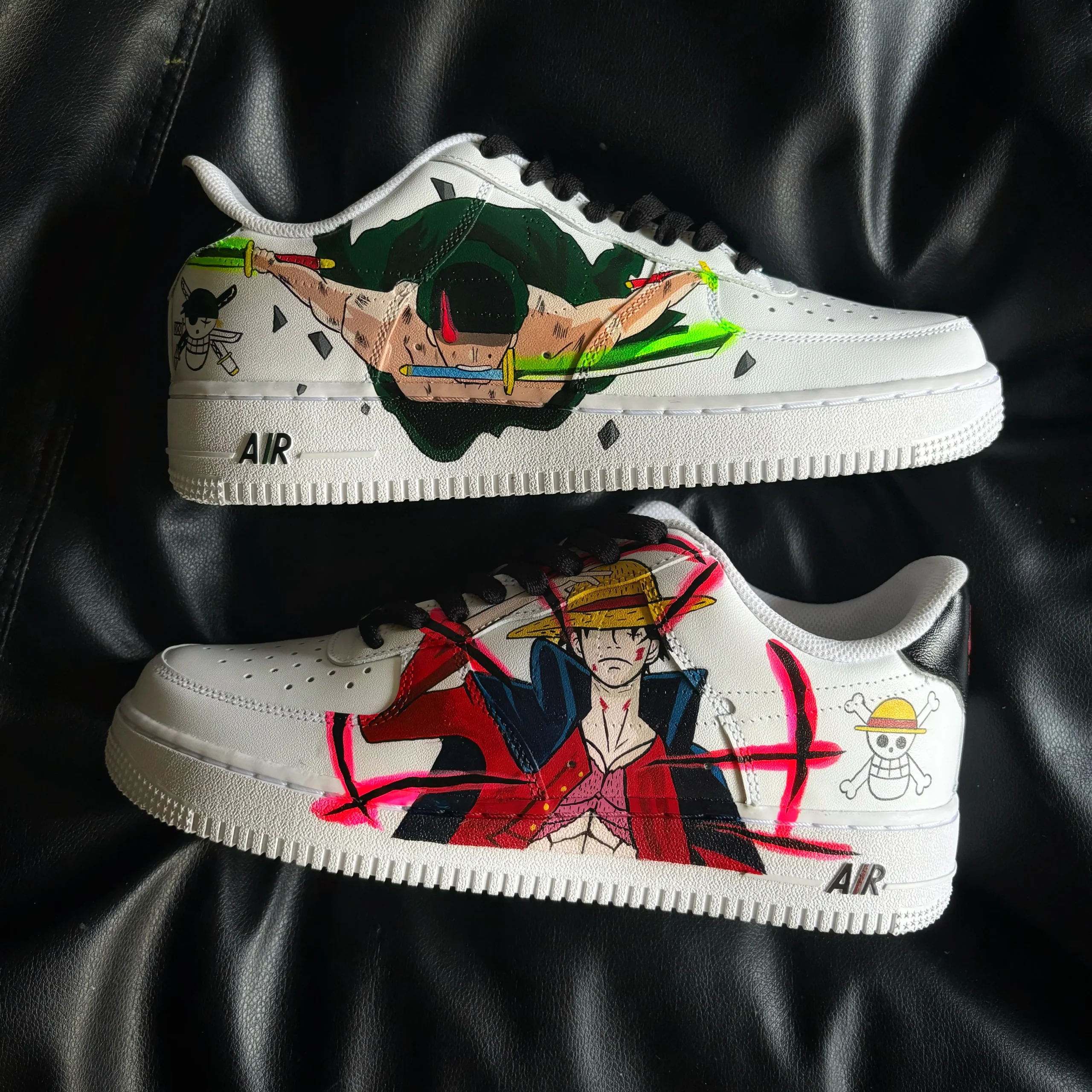 One Piece - Luffy x Zoro Air Force 1 Custom