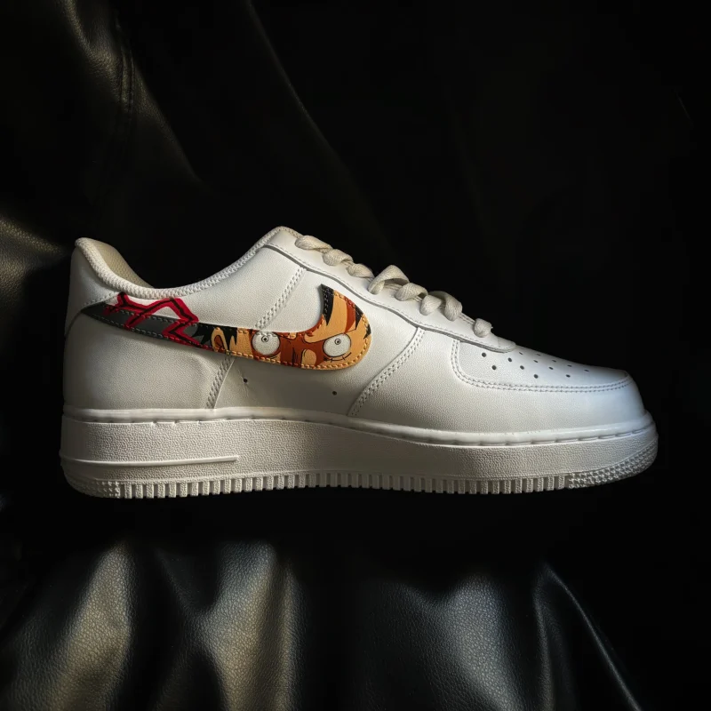 One Piece - Luffy x Zoro Swoosh Eyes Air Force 1 Custom - Image 2