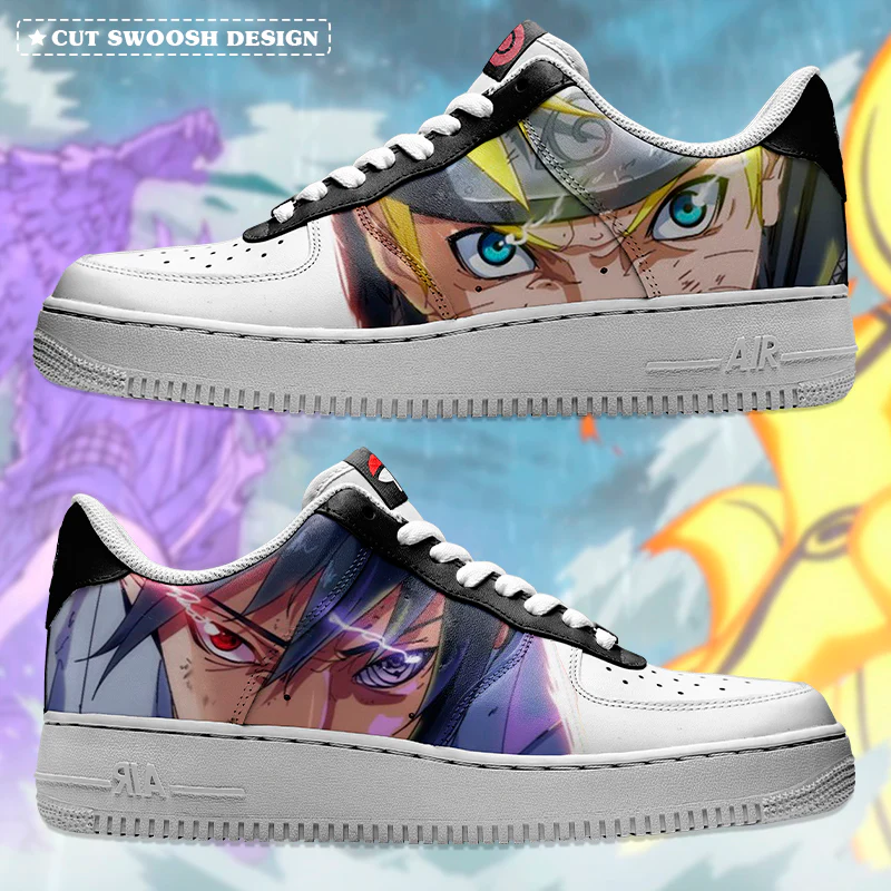 One Piece - Naruto & Sasuke Air Force 1 Custom