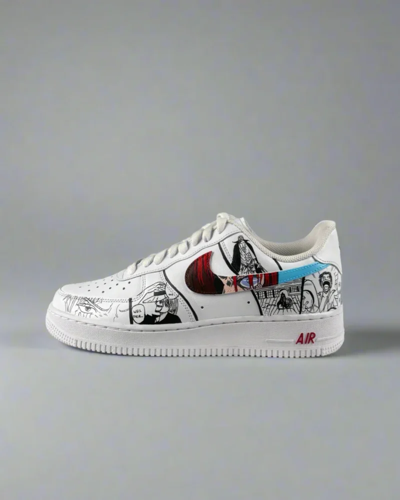 One Piece - Shanks x Luffy Air Force 1 Custom - Image 2