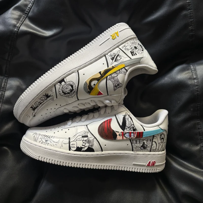 One Piece - Shanks x Luffy Air Force 1 Custom - Image 4