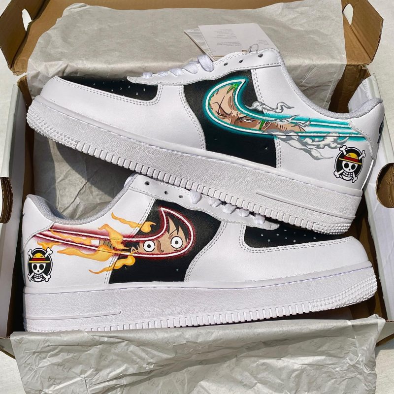 Zoro x Luffy Air Force 1 Custom - One Piece - Image 2