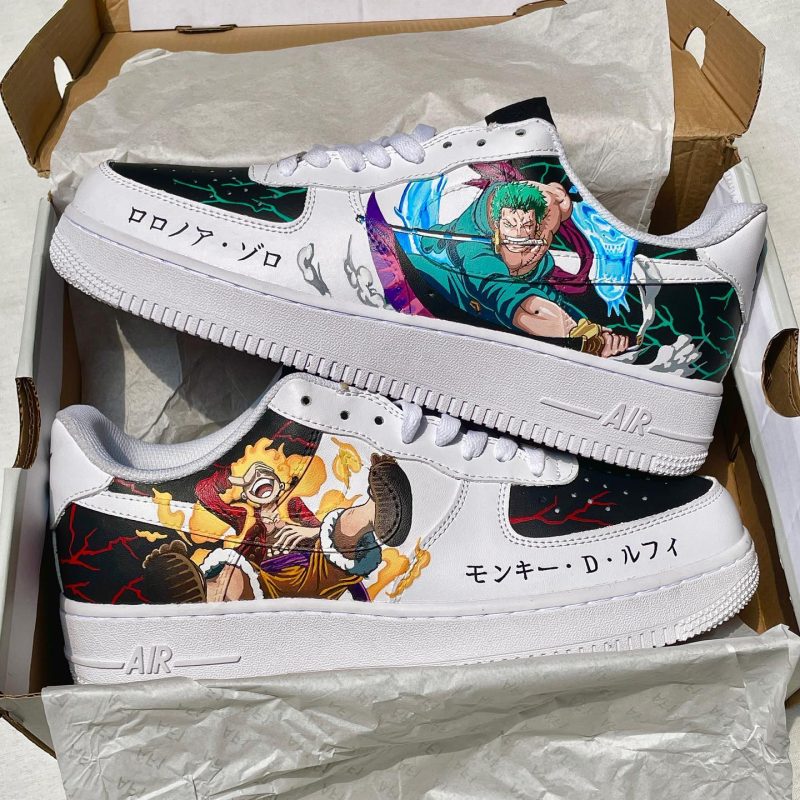 One Piece - Zoro x Luffy Air Force 1 Custom