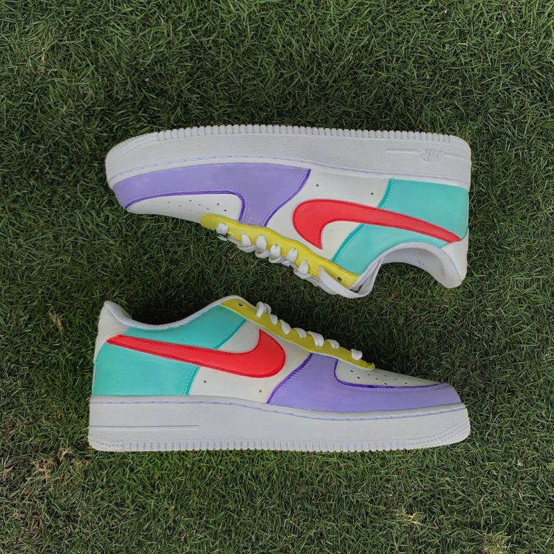 Pastel Candy Air Force 1 Custom