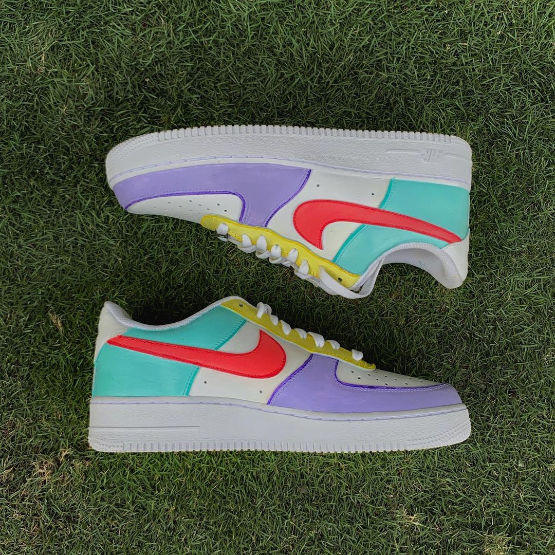 Pastel Candy Air Force 1 Custom
