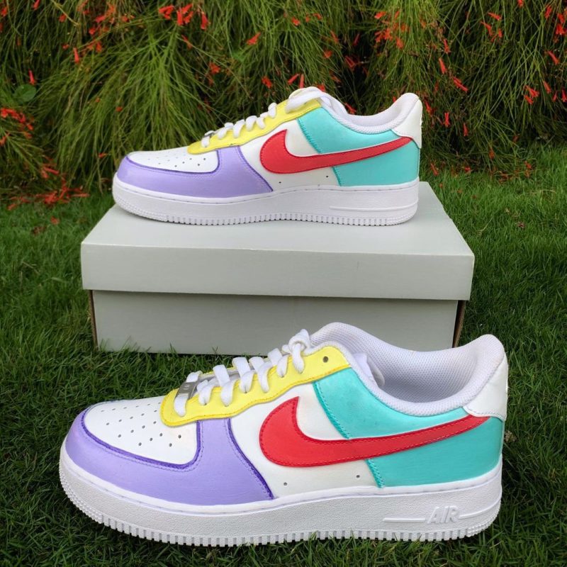 Pastel Candy Air Force 1 Custom - Image 2