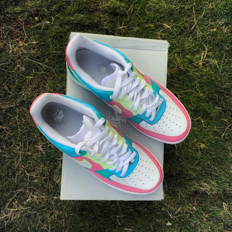 Pastel Candy Air Force 1 Custom - Image 3