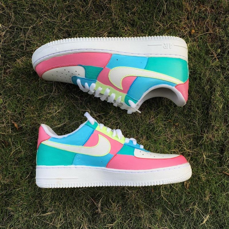 Pastel Candy Air Force 1 Custom