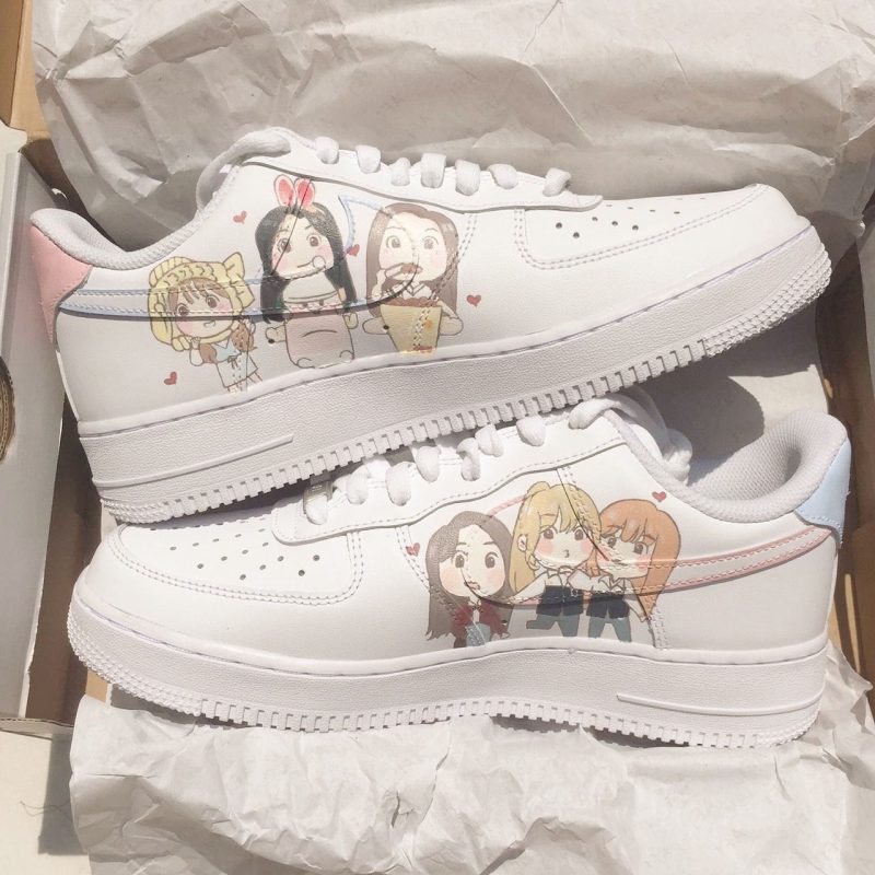 Pastel IZONE Chibi Air Force 1 Custom - Image 3