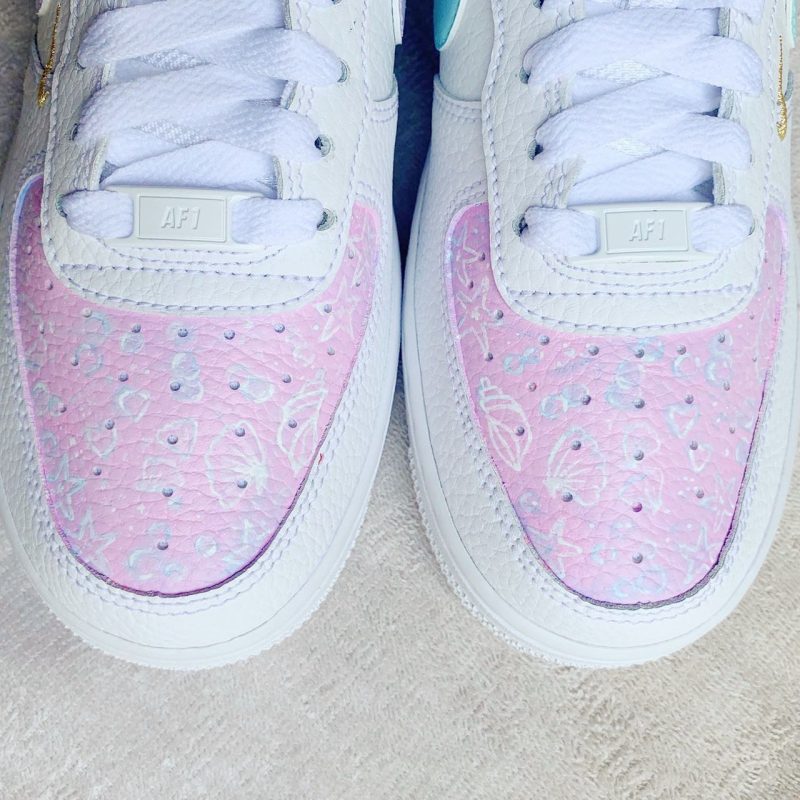 Pastel Mermaid Air Force 1 Custom - Image 2
