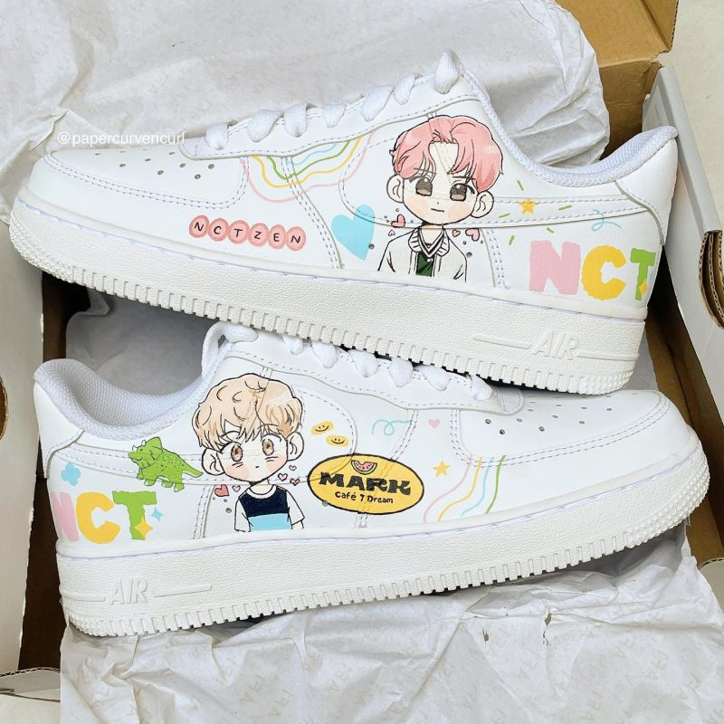 Pastel NCT Chibi Air Force 1 Custom