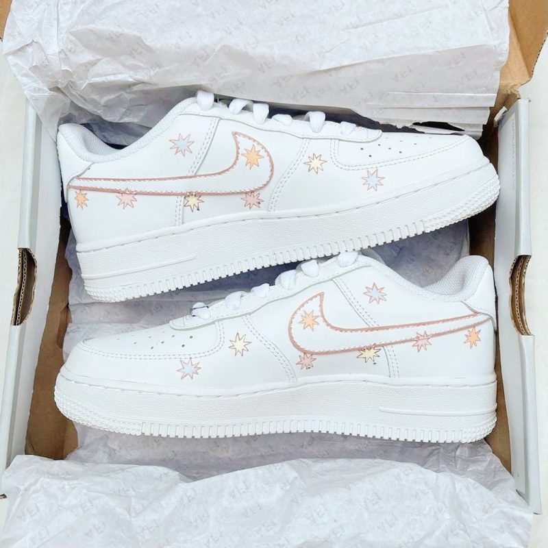 Pastel Sun & Moon Air Force 1 Custom - Image 2