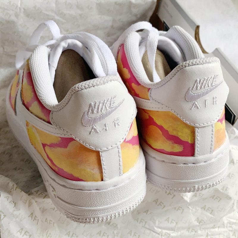 Pastel Sunset Cloud Air Force 1 Custom - Image 2