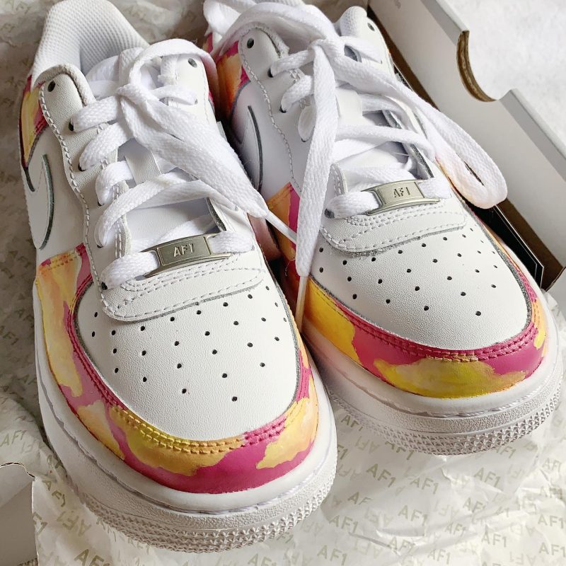 Pastel Sunset Cloud Air Force 1 Custom - Image 3