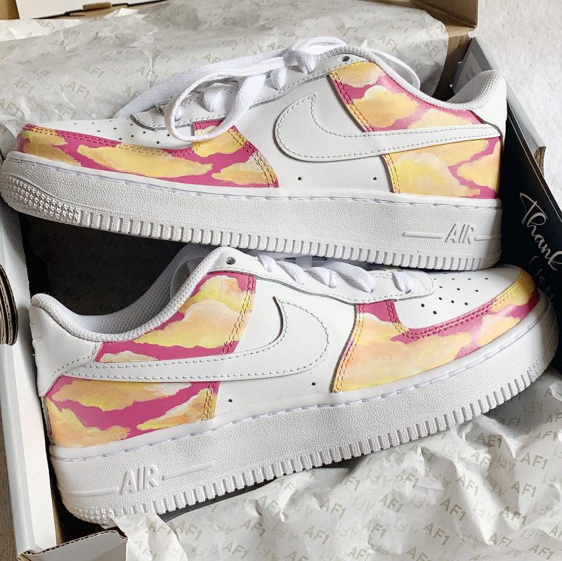 Pastel Sunset Cloud Air Force 1 Custom