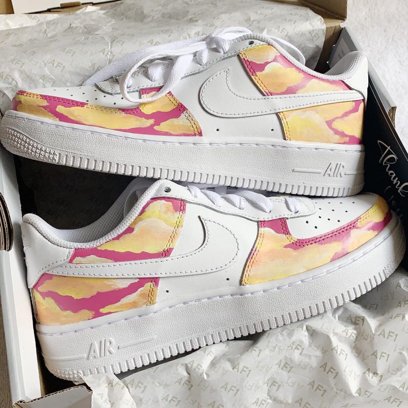 Pastel Sunset Cloud Air Force 1 Custom