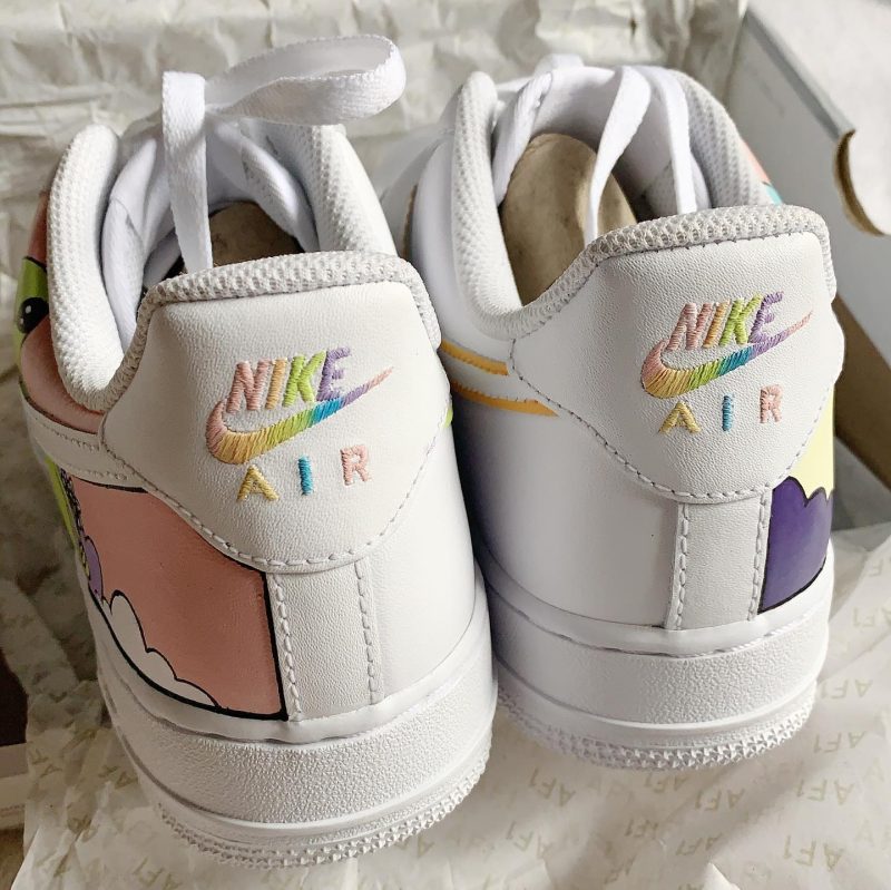 Pastel Sunshine Air Force 1 Custom - Image 2