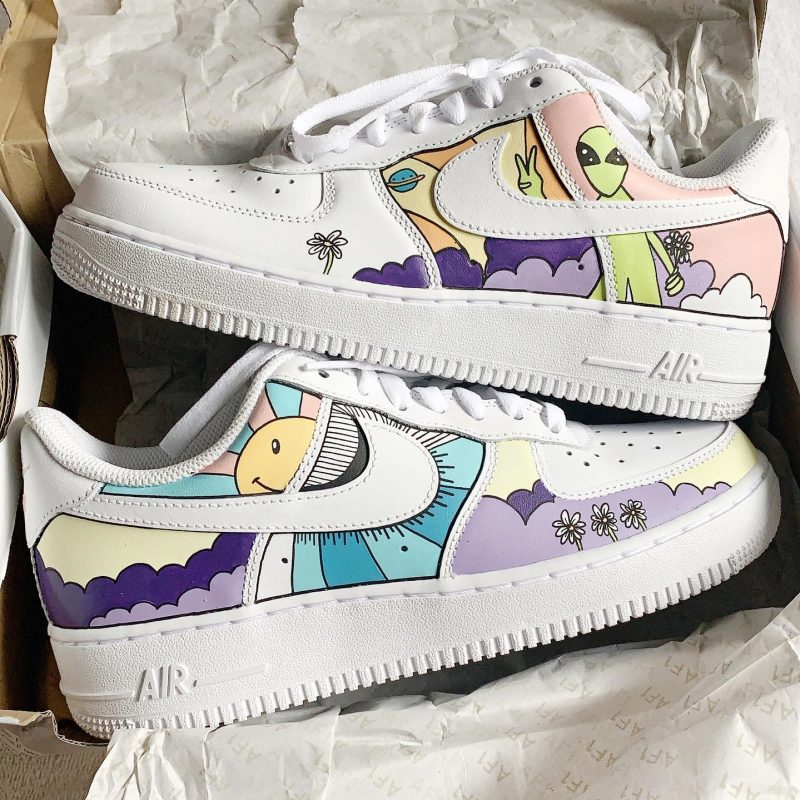 Pastel Sunshine Air Force 1 Custom