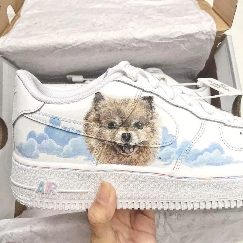 Pet Portrait Air Force 1 Custom - Image 2