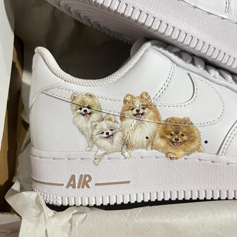Pet Portrait Air Force 1 Custom - Image 2